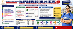 Manipur Nursing Entrance Exam 2026 Announced – Registration, Dates & Eligibility